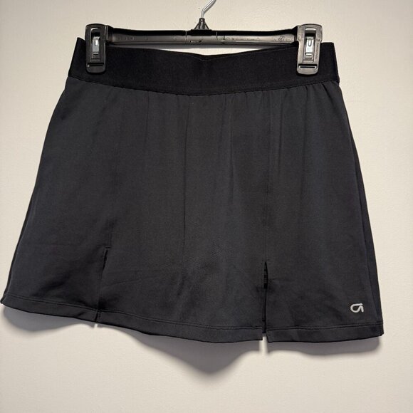 GapFit Eclipse Split-Front Exercise Skort Black Small - Picture 2 of 9